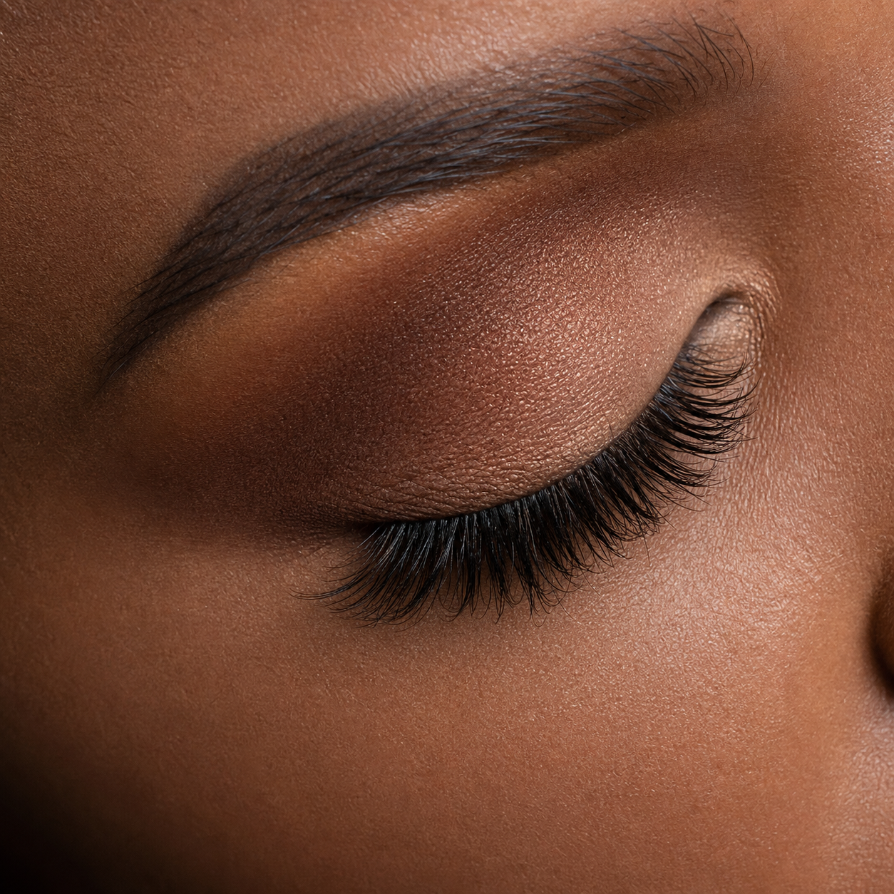 Detailed hybrid lash extension set